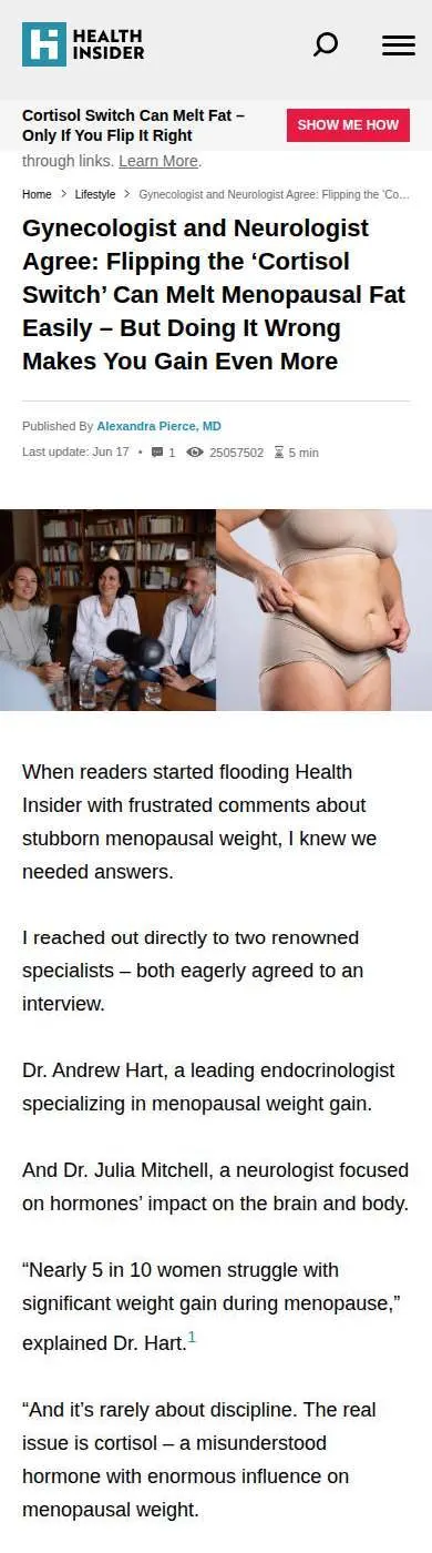 Advertorial on healthinsider.news