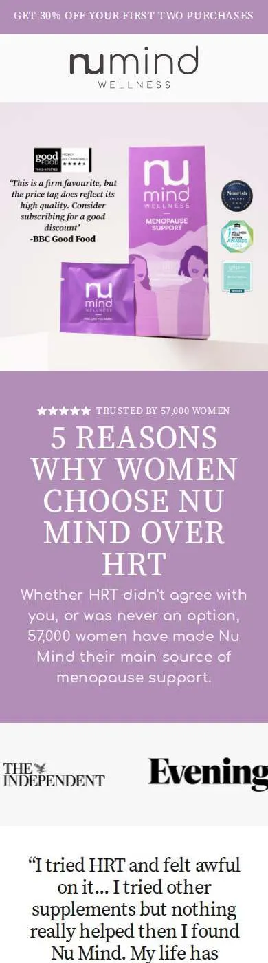 Listicle on numindwellness.com